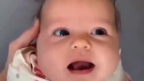This baby is enjoying the best time of her life