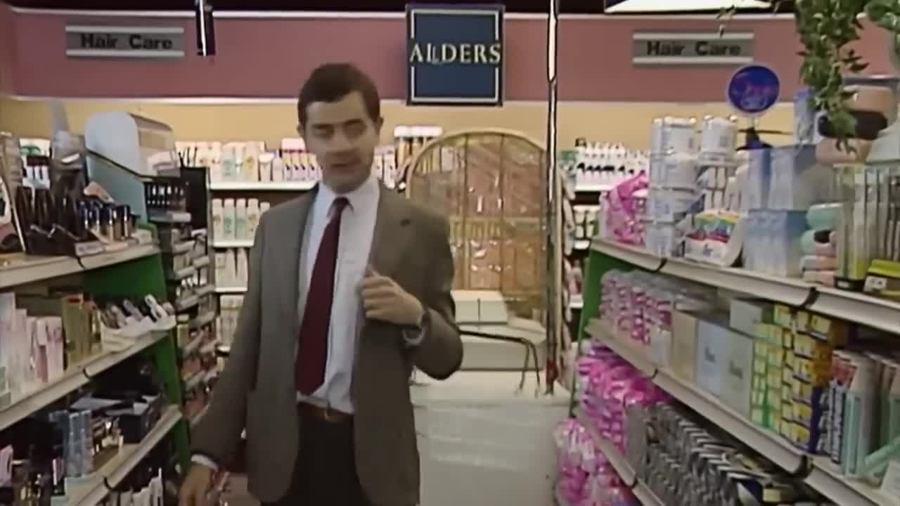 Mr Bean Slicing The Bread