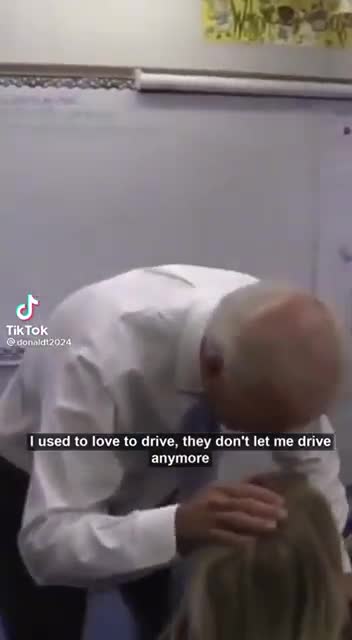 CREEP Biden Gets Up Close And Personal With Schoolchildren: "They Don't Let Me Drive Anymore"