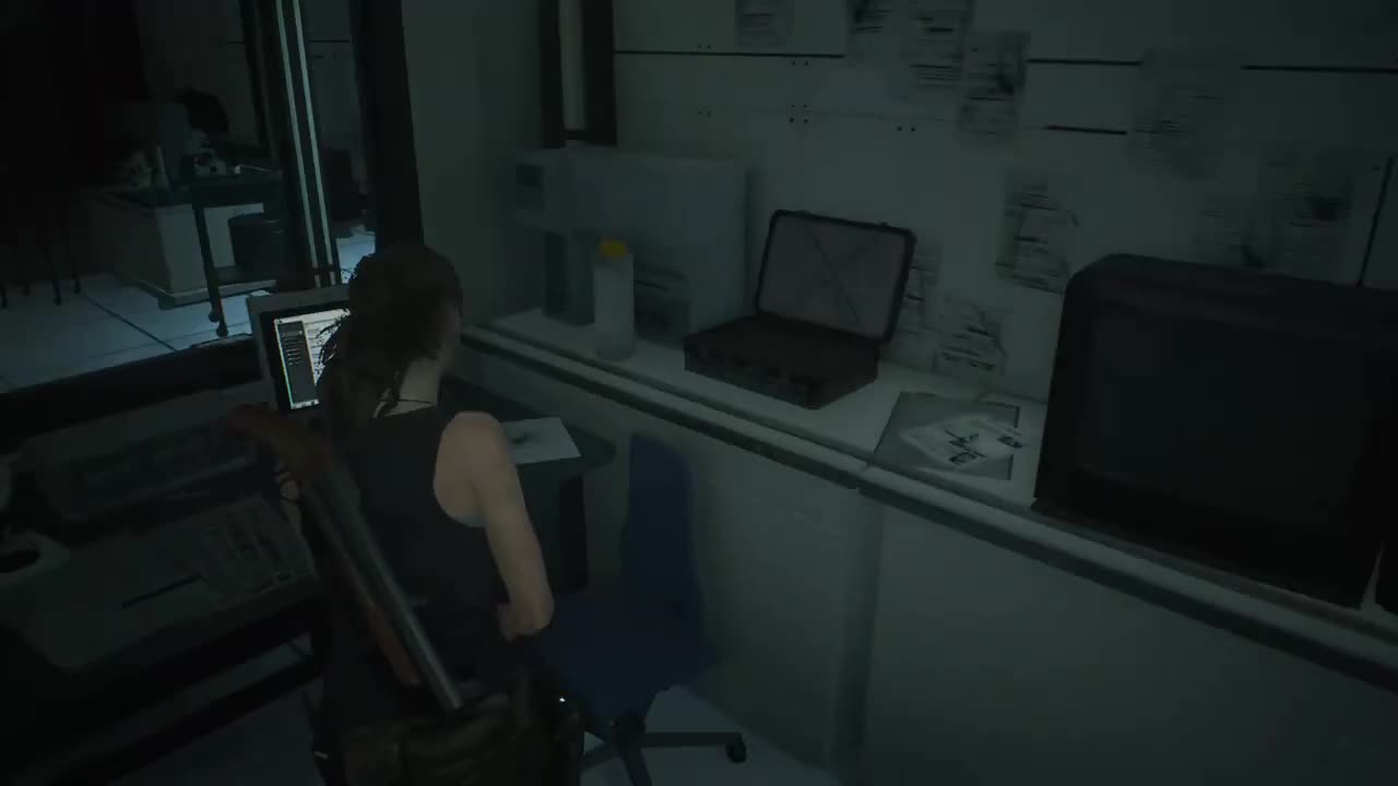 Resident Evil 2 Claire A 16_ Destroy Plant 43_ mixing herbicide_ cold room