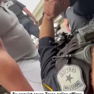 HCNN -Ex-convict saves Texas police officer after carjacking suspect shoots him