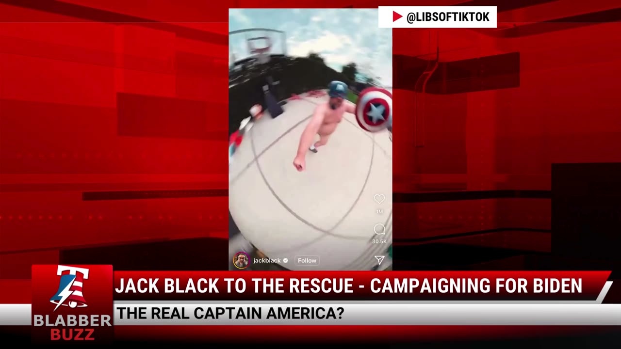 Jack Black To The Rescue - Campaigning For Biden