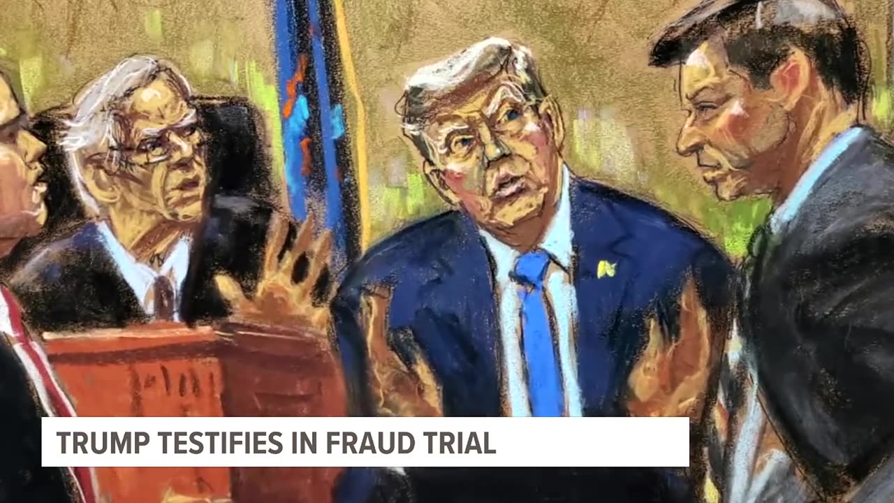 Reactions after Trump takes stand in fraud trial this week