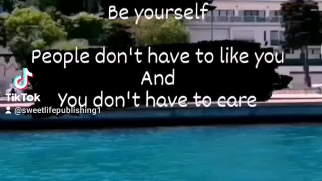 Be yourself