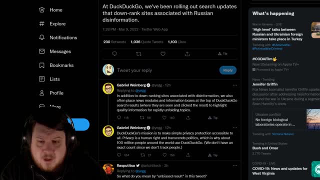 Duck Duck Go search engine now to be censored