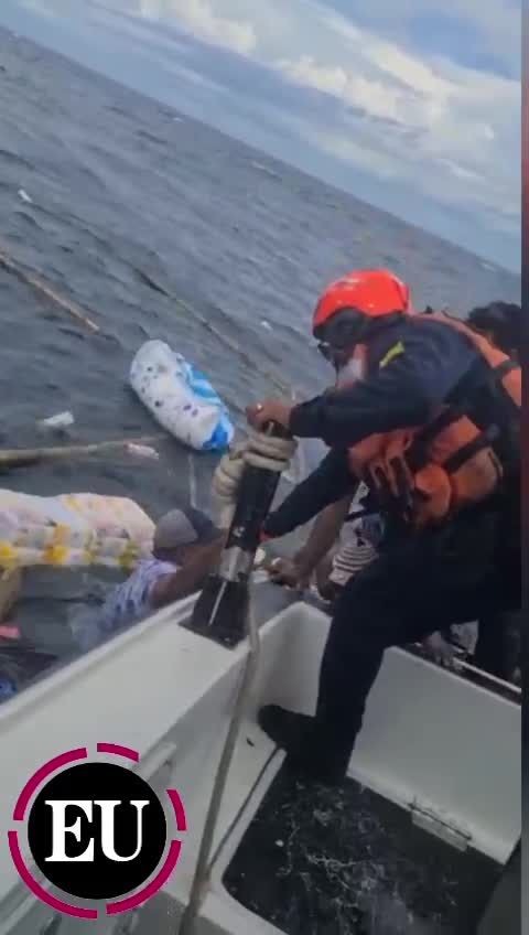 [Video] Rescatan a cinco personas que iban para el Islote y naufragron