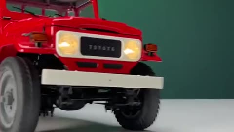 Unveiling the FMS Model Toyota Fj 45 in 1-12 scale with iconic 4-wheel drive.