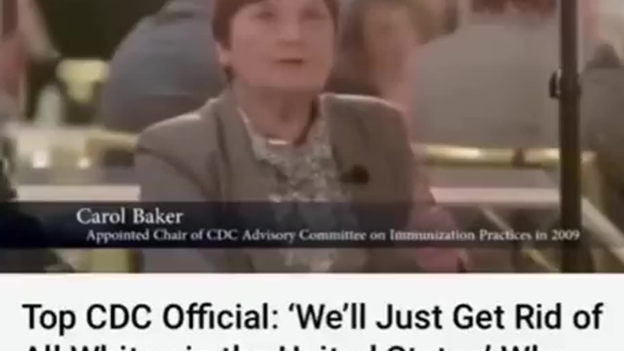 CDC SAYS WHITE PEOPLE OBAY OR DIE