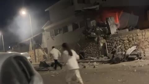 Several rockets launched from Lebanon and shrapnel following interceptions