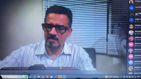 Dr Fredy Portillo conversando con sus Seguidores de Amigos de la Verdad 110723