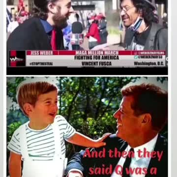 변장한 주니어에게 JFK냐고 묻자 하는말 "날씨 좋네요"