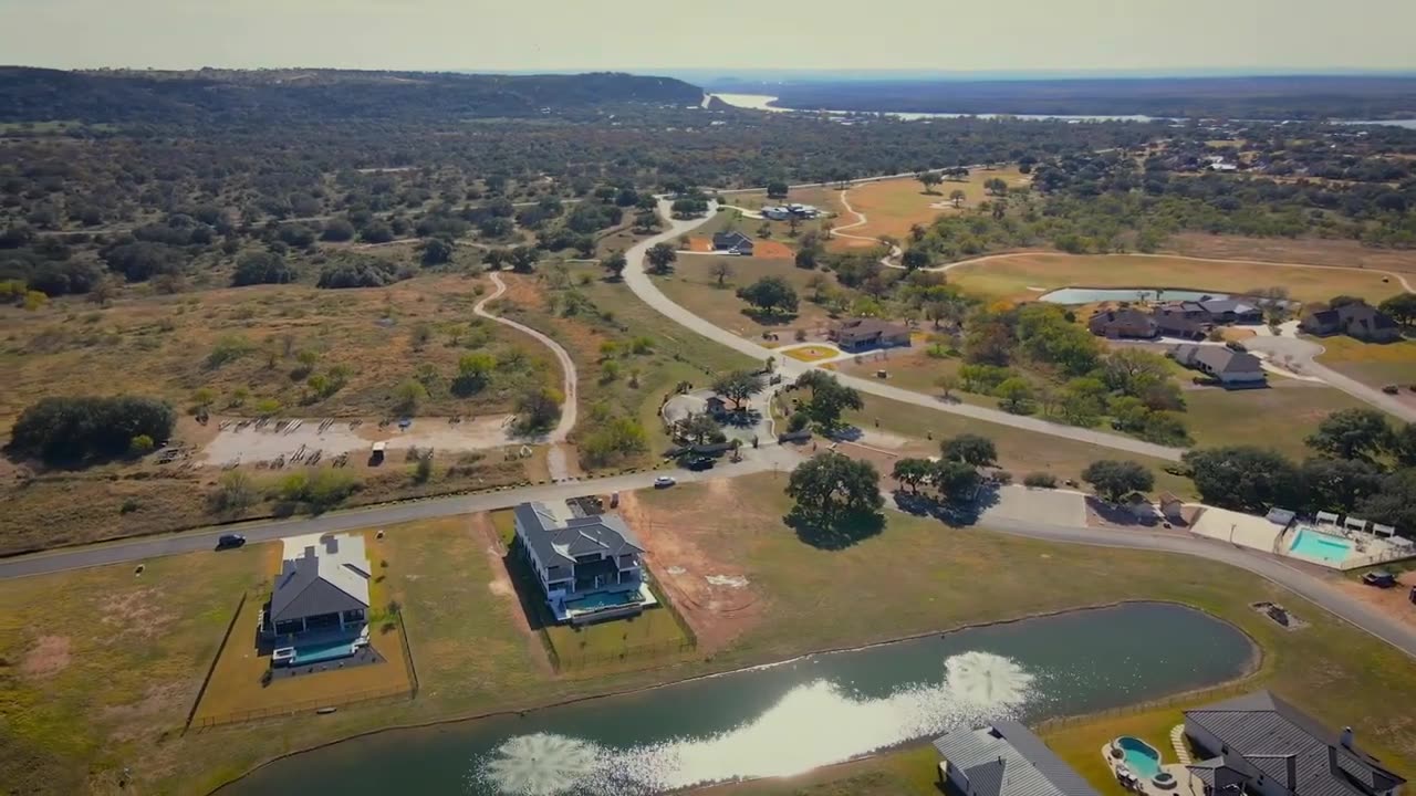 A newly constructed home with the finest in design in Kingsland, Texas