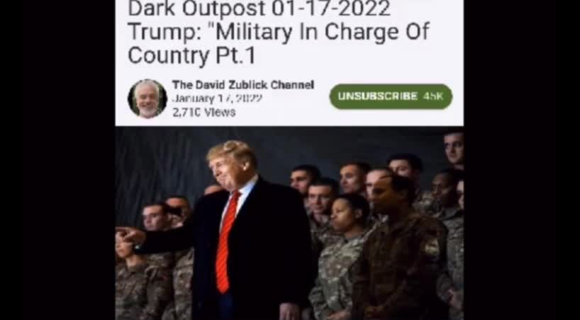 Trump Audio He is still in Power With The Military