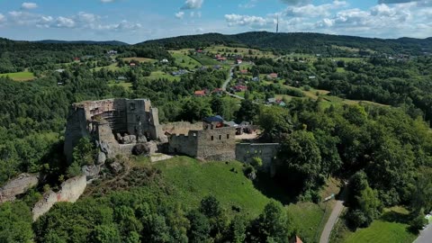 Castle Kamieniec in Odrzykoń, Poland