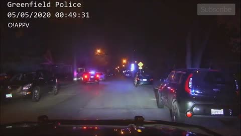 Police Pursuit, Suspect Goes Crazy and Rams Police Cruisers, Gets Yanked...