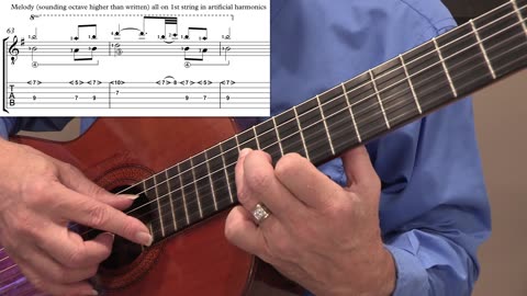 Technique Left-Hand, Part 2 (slow section). Video 13: m63-65, Version H