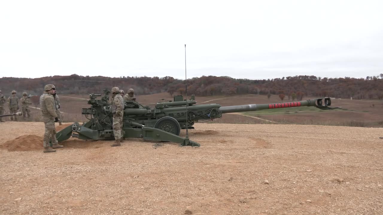 Artillery Direct Fire at Fort McCoy