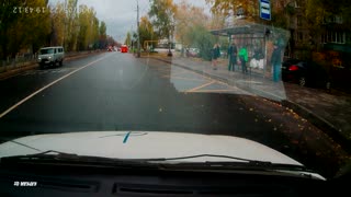 Running Late for a Bus, Straight into a Car