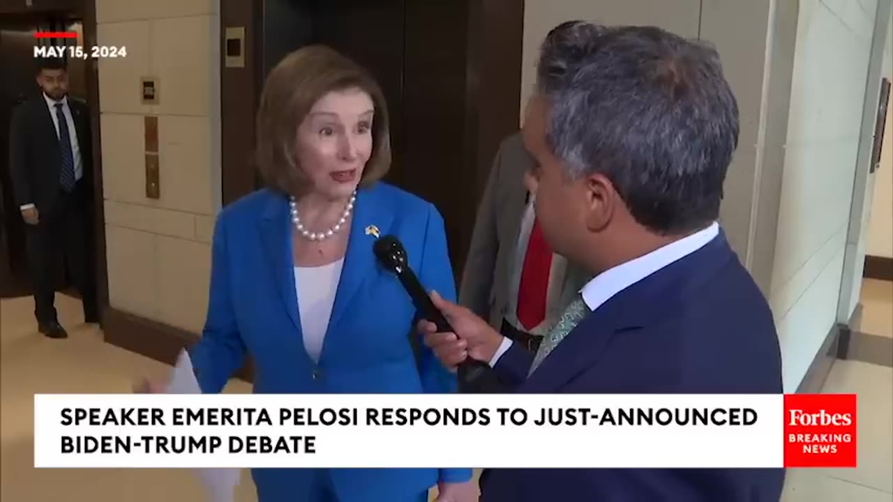 WOW: Pelosi "Would Never Recommend" Biden Debate Trump