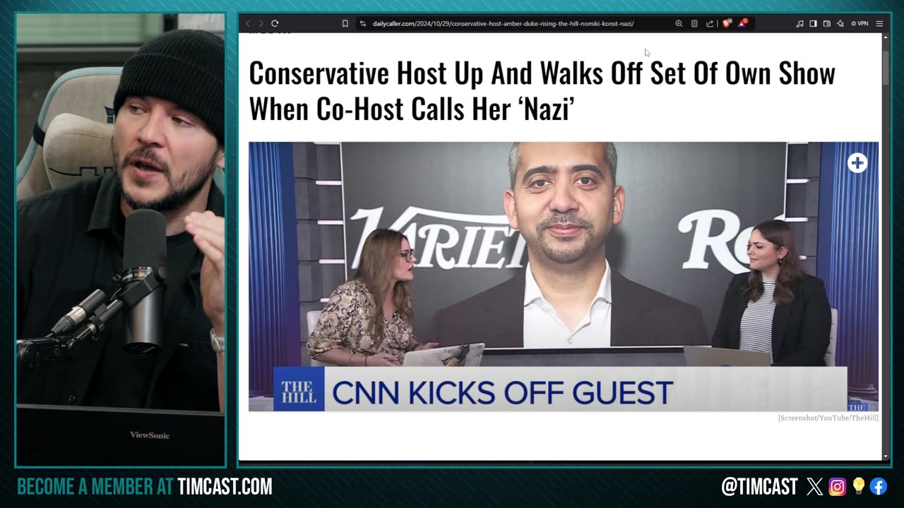 Conservative WALKS OFF SHOW After Being Called Nazi By UNHINGED Liberal, THIS IS THE WAY