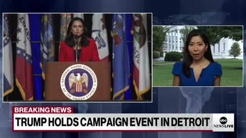 Tulsi Gabbard endorses former President Trump