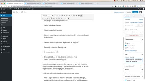 Tags vs Categorias