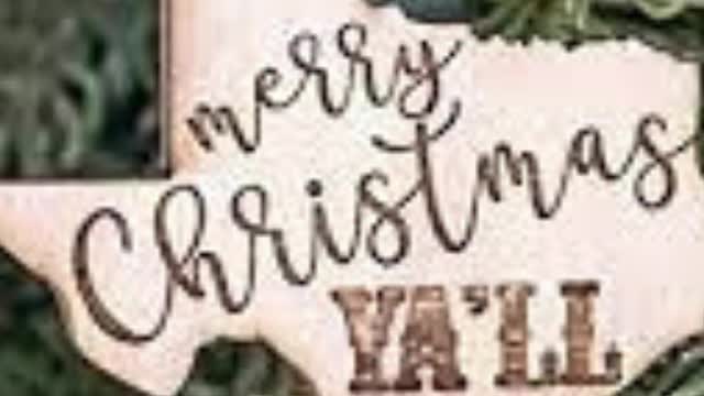 Merry Christmas Ya'll - Raw Wood 3x3in (Southern Version) | #Shorts