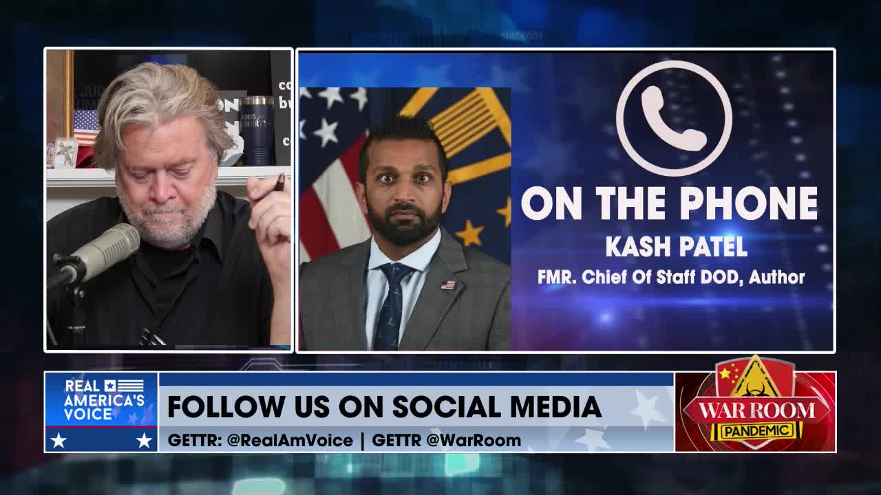 Kash Patel Joins the War Room to Discuss MSNBC’s Hit-Piece