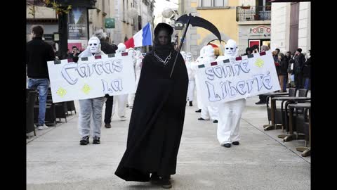 Les MAsques Blancs Carcassonne Manifestation le 27 Novembre