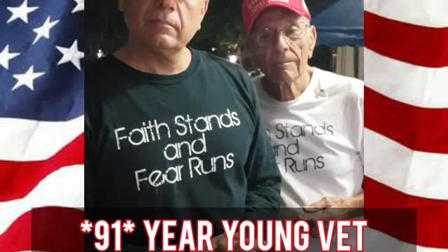 *91* year young Vet says Trump is best President in his lifetime!