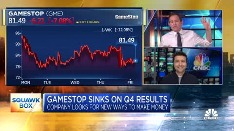 GamesStop sinks on fourth-quarter results as company searches for new ways to ma