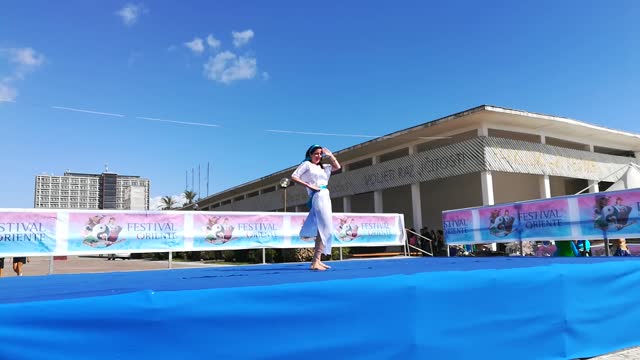 Saidi al Festival dell'oriente Napoli con Olga Najma Amidala