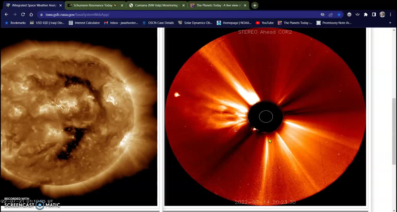 Solar Tsunami inbound 07-21-22