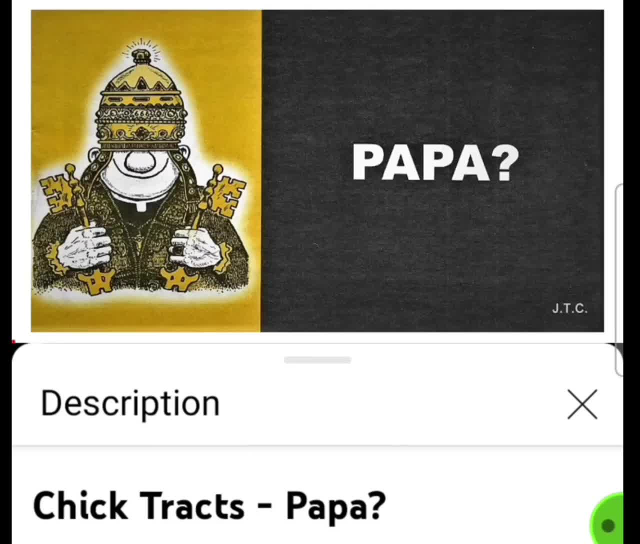 Jack Chick- Papa..?😒