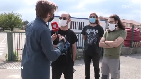 L'auteur interviewé juste avant les faits