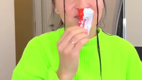 She stole chocolate from him, but something went wrong 😳🤪🤣
