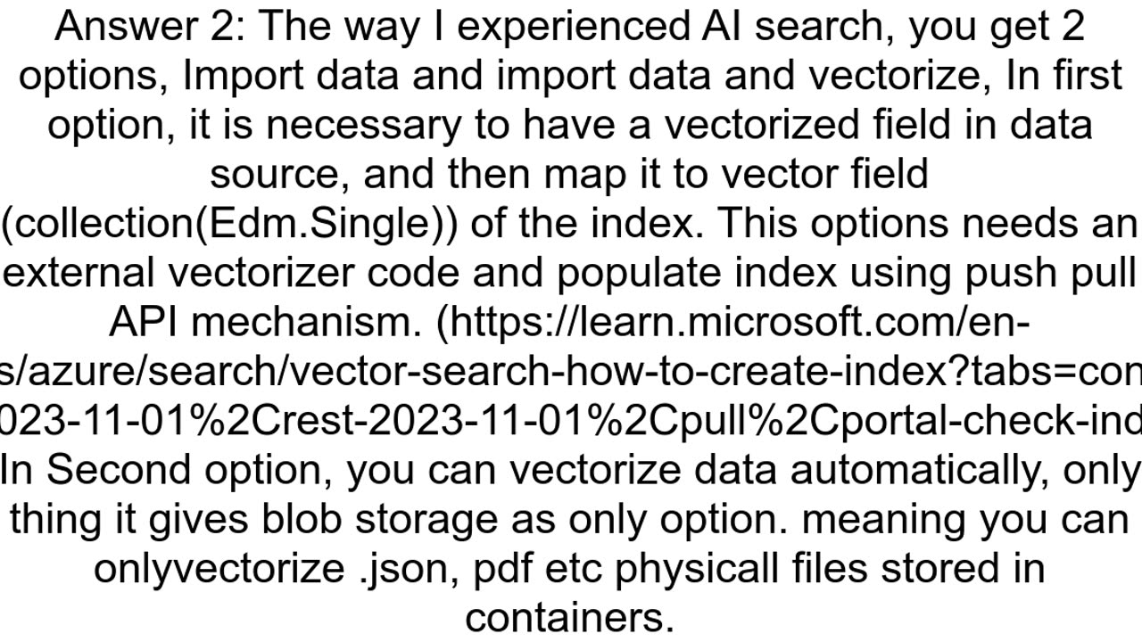 Azure AI Search Adding a vector field causes the index to appear empty