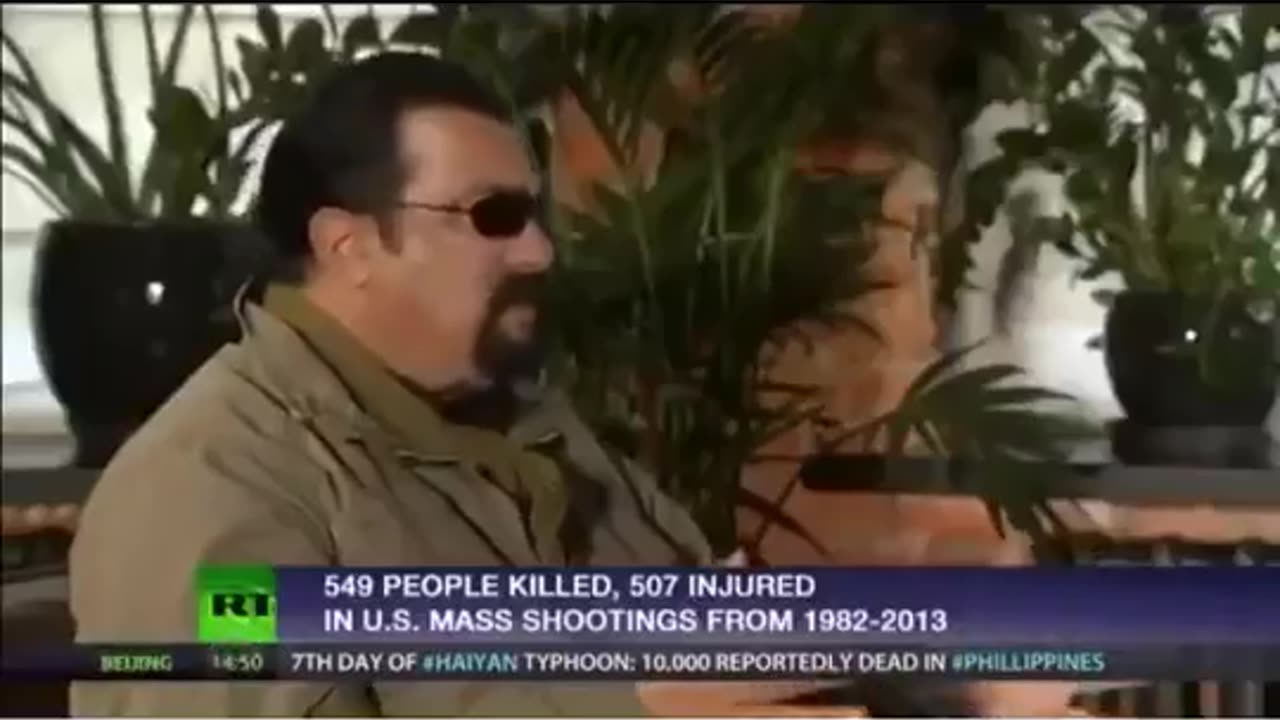 Steven Seagal about the 2nd Amendment and Mass Shootings.