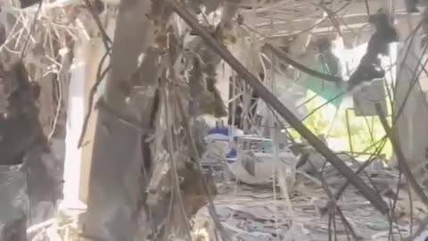 Inside Shopping Center Hit by a Russian Missile Yesterday Where 7 People Were Killed