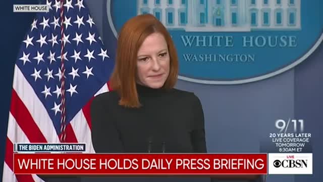 Psaki is asked if Biden is concerned his actions are driving the country further apart