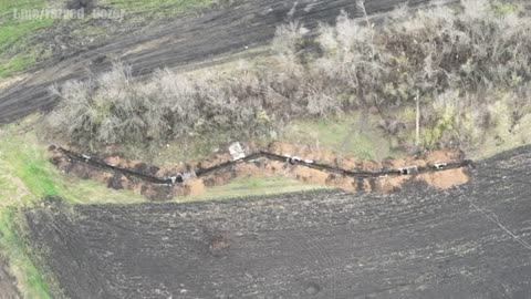 Destroyed Ukrainian Position near Izyum