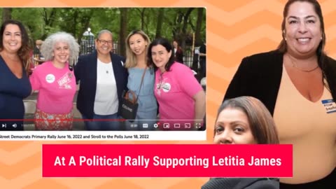 Judge Engoron Clerk Is Seen Participating In Far-Left Event