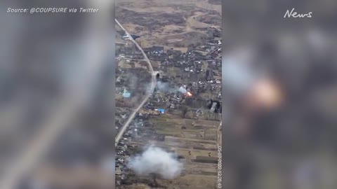 Missiles strike airport in Vinnytsia, Ukraine