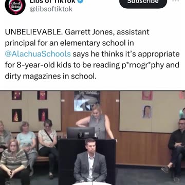 Asst. Principal says he’s fine with YOUR kids reading pornography at age 8.
