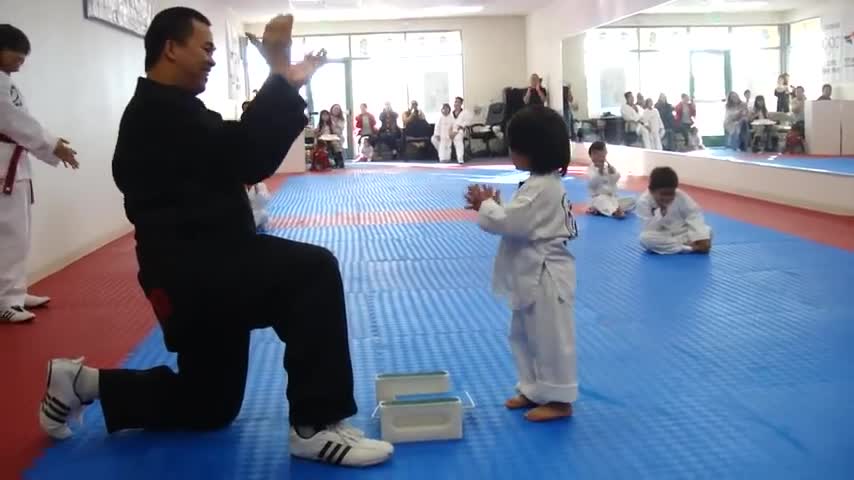 3 Year old baby in Taekwondo