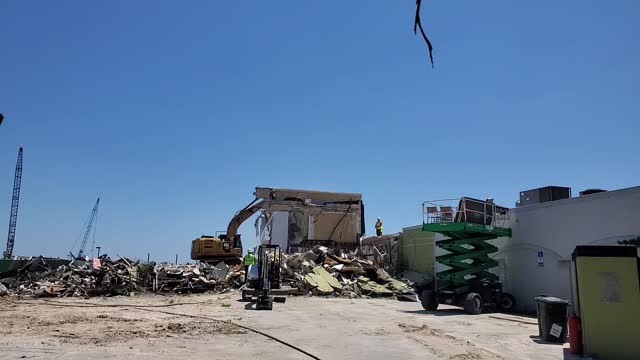 Demolition of the former "The Pier Cantina and Sandbar"