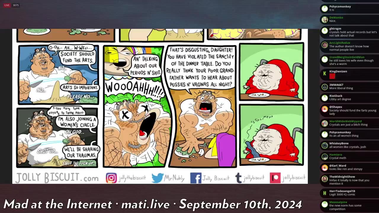 more Jolly Biscuit content - Mad at the Internet (September 10, 2024)