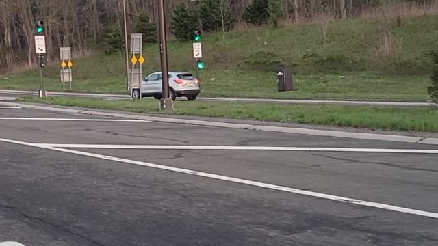 Impatient Drivers Use Entry Ramp to Exit Highway