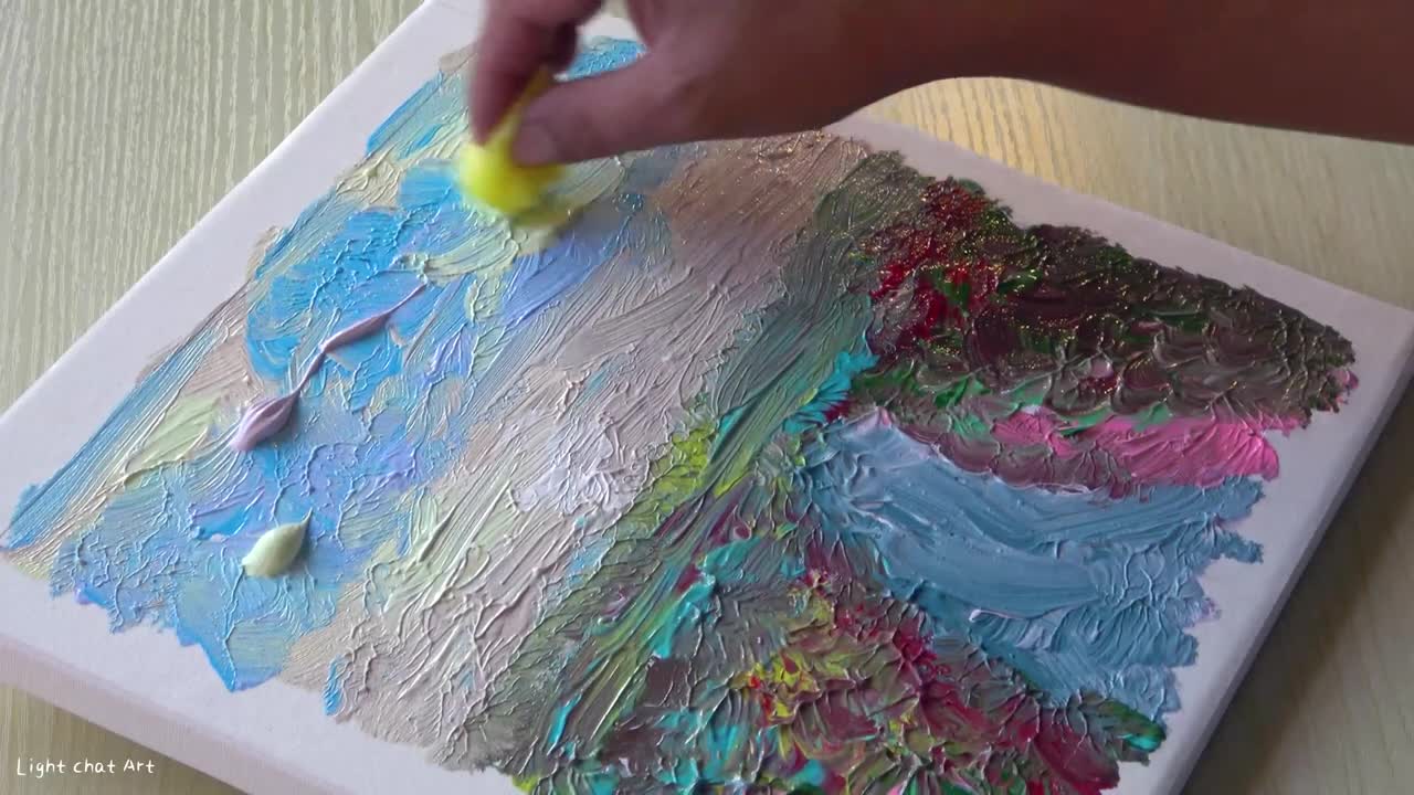 Super Easy Acrylic Landscape Painting Tips
