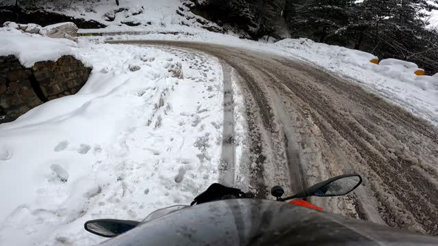 Snowfall at Murree, Pakistan